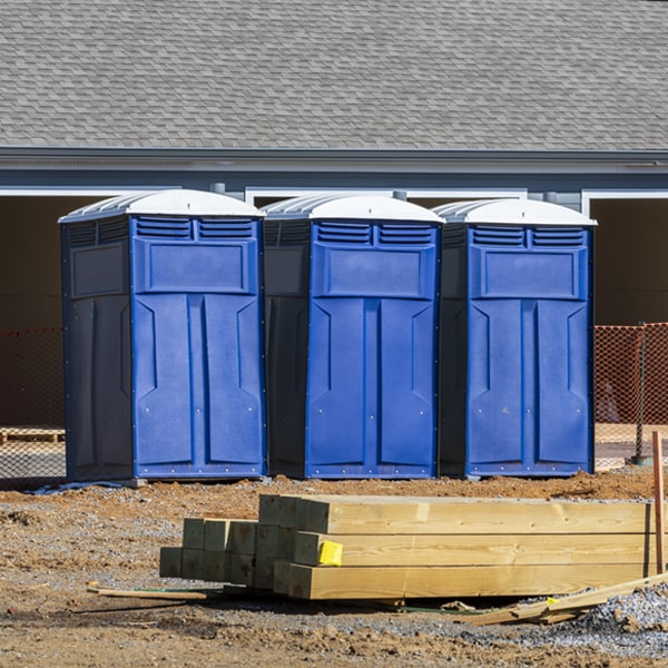 what is the cost difference between standard and deluxe portable restroom rentals in Pikes Creek Pennsylvania